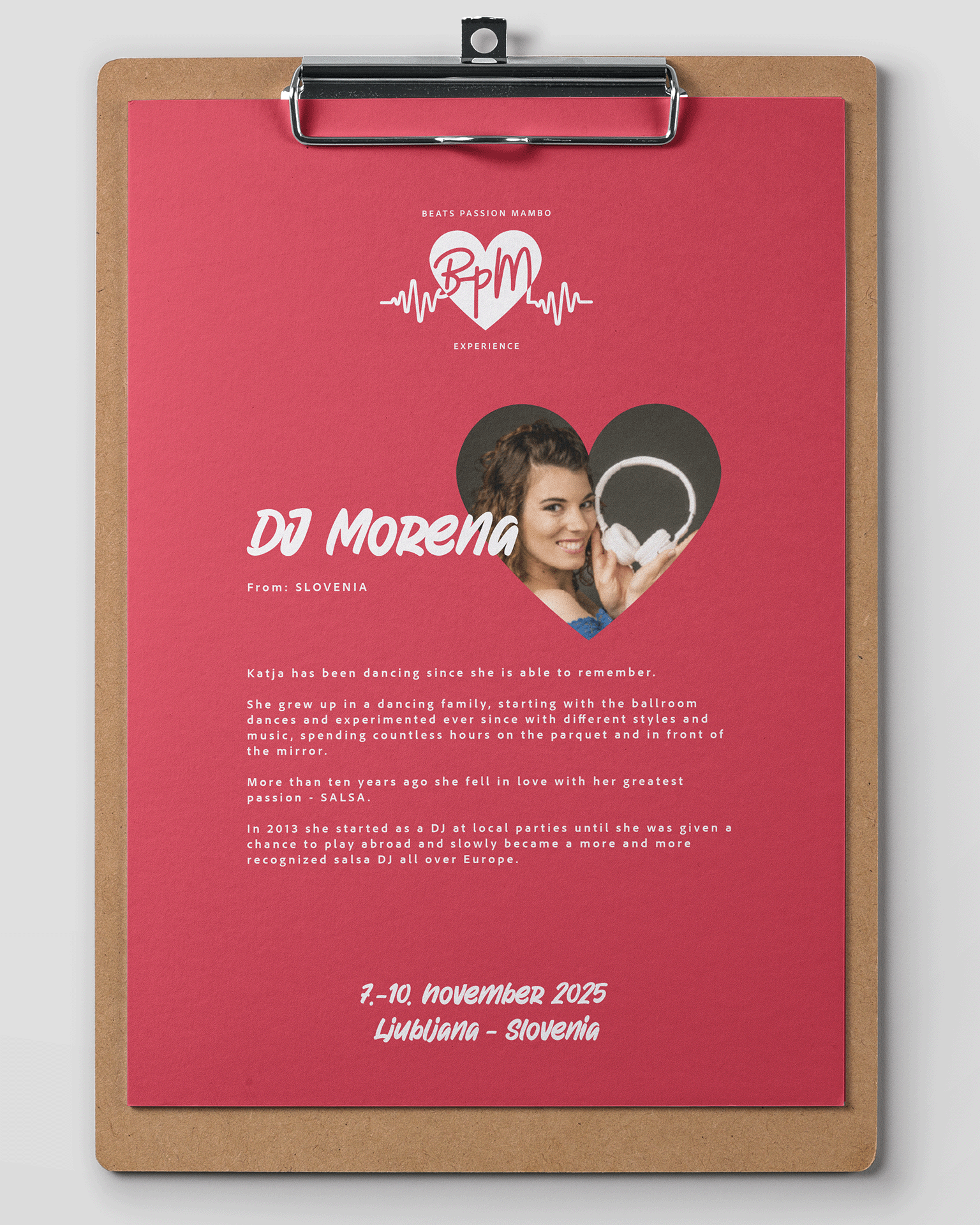 BPM Experience - Ljubljana, Slovenia - Salsa DJ - DJ Morena
